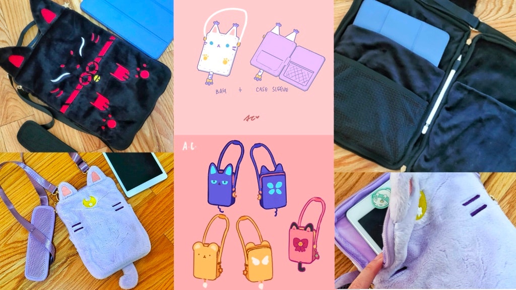 Magically Cute Plushie Sleeve Bags