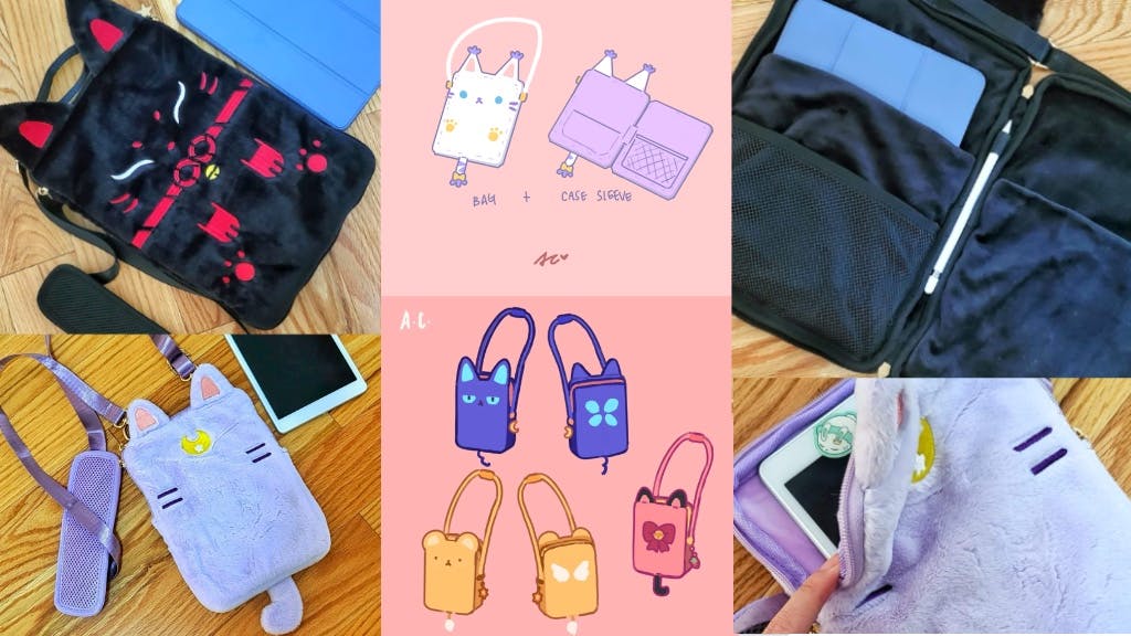 Magically Cute Plushie Sleeve Bags