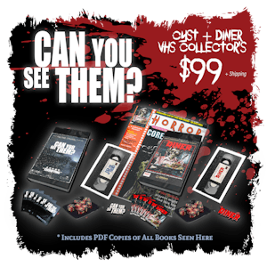 Ultimate VHS Boxed Set Collector's Set: Can You See Them?, The Diner, and Horror RPG. Includes FREE PDF versions.