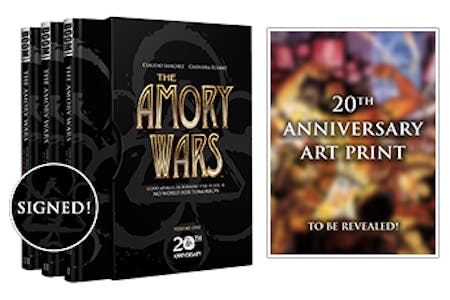 Complete THE AMORY WARS: NO WORLD FOR TOMORROW 20th Anniversary Slipcased & Signed Hardcover Set