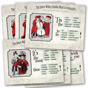 CARDS: Set of 12 Multi-Purpose HOLIDAY Cards