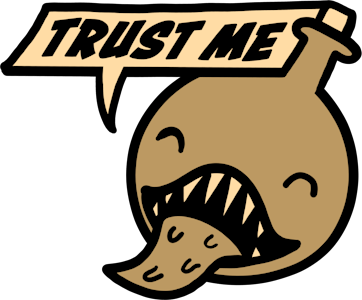 "Trust Me" Mimic Pin (Free for Returning Backers)
