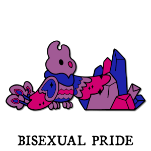 PIN - Blaze in Bisexual Pride