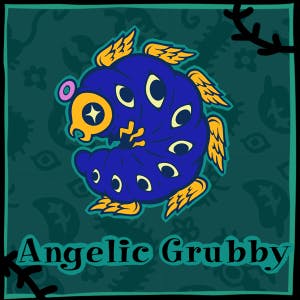 Angelic Grubby Small Enamel Pin