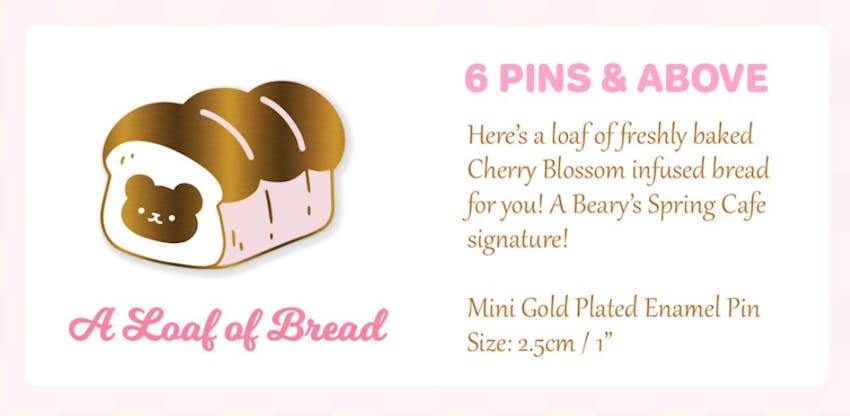 FREE Loaf of Bread Mini Pin!