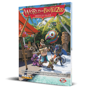 World of Battlezoo: Indigo Isles Standard Hardcover 5th Edition D&D