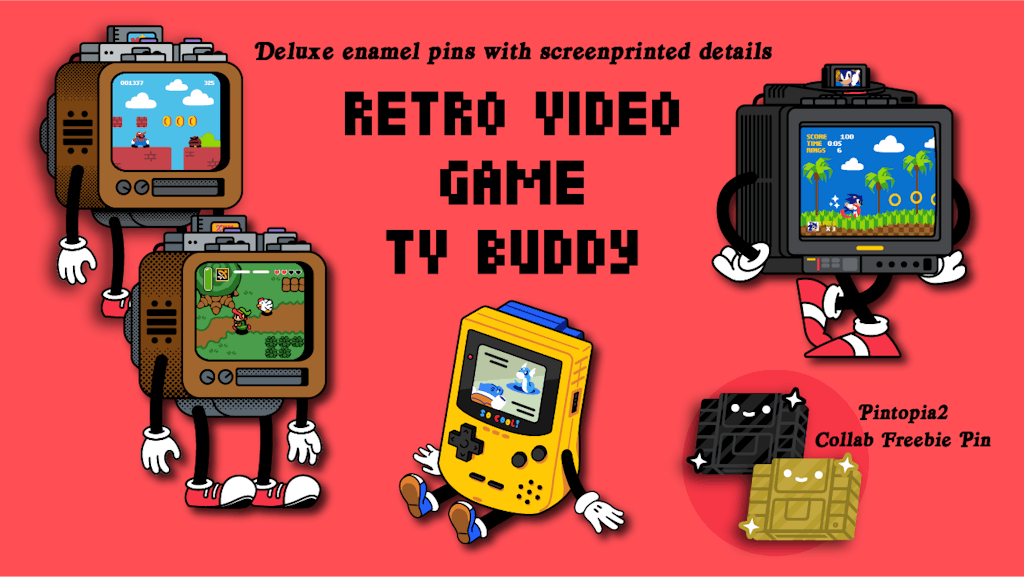 Retro Video Game TV Buddy