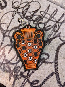 Amphoreyes Embroidered Keychain