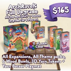 Original ArchRavels FULL Upgrade: Just the New Stuff + All Deluxe Components (6 Players)