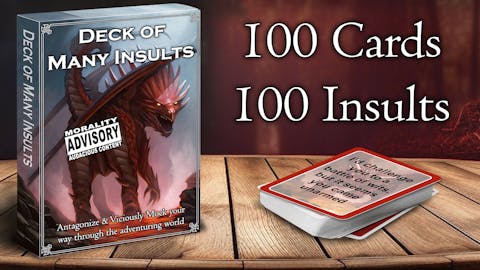Deck of Many Insults