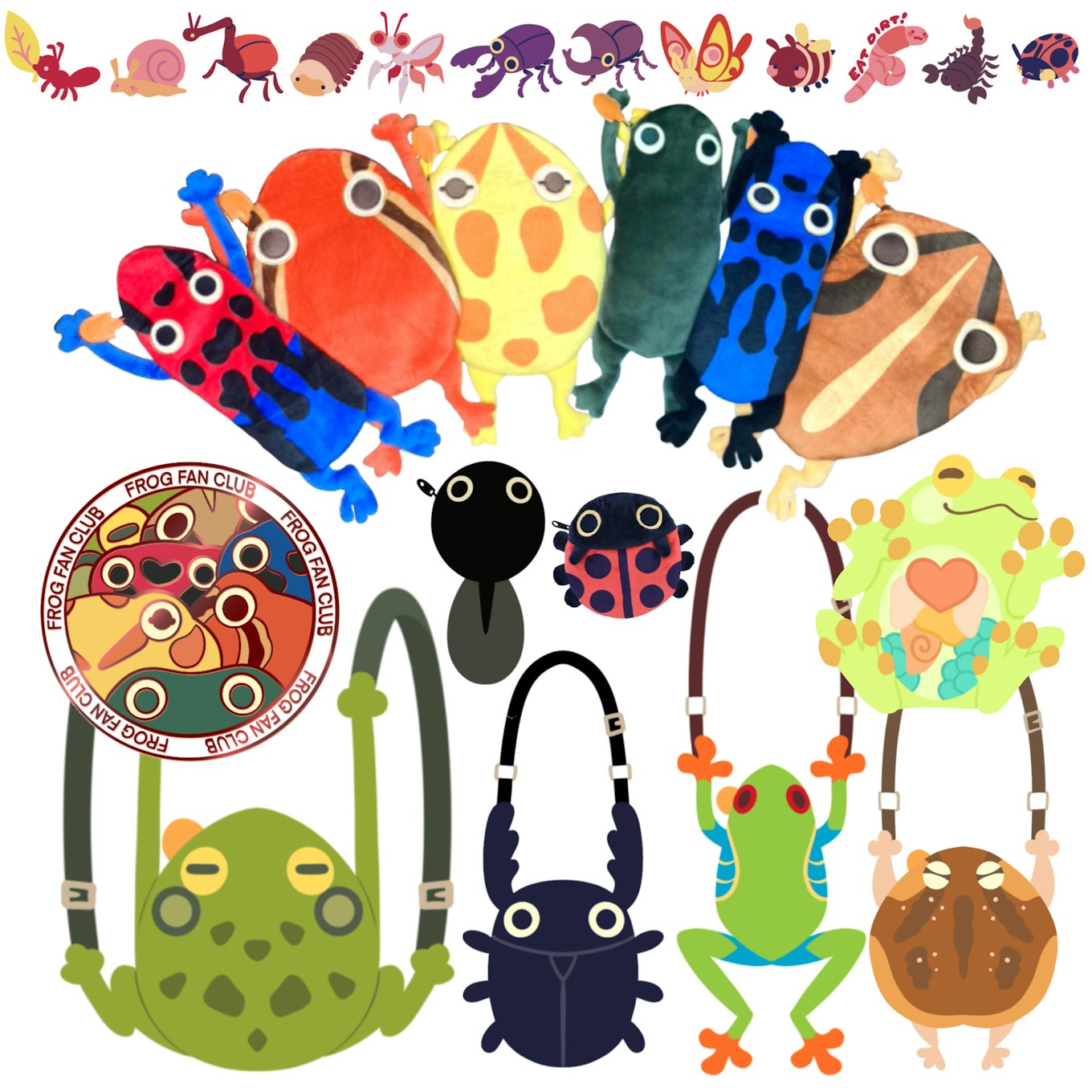 Frog Bag collection + bug stickers Updates - BackerKit