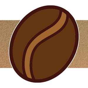 Coffee Bean Mini Pin