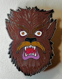 Frankenhorrors Werewolf 2" Hard Enamel Pin