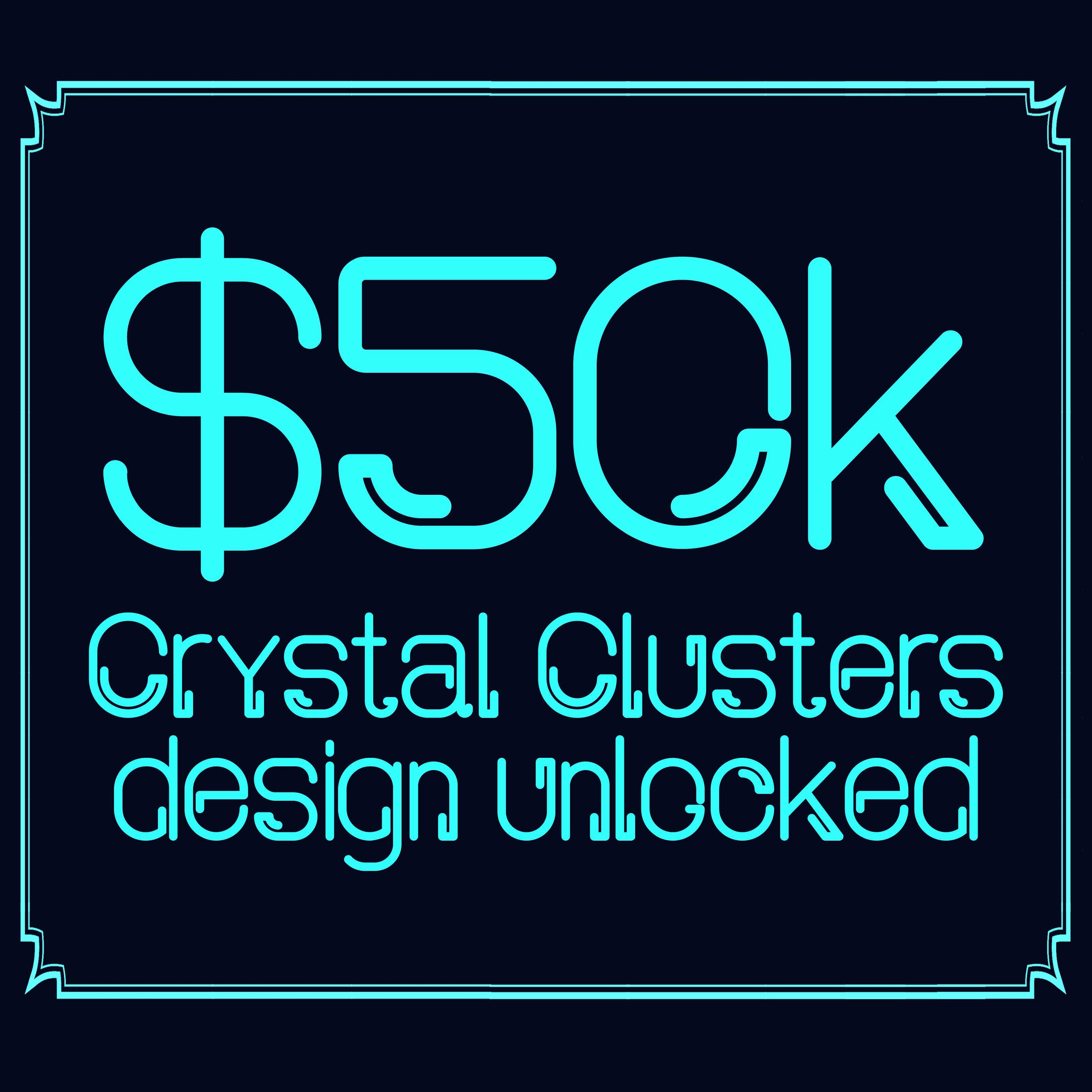 Crystal Clusters design unlocked