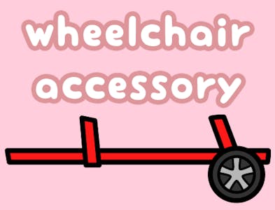 Wheelchair Accessory Pin