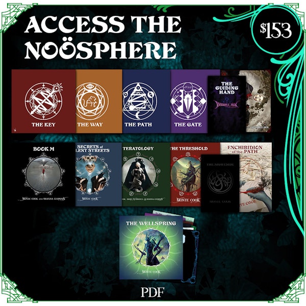 Access the Noosphere-PDFs of the Black Cube and the six supplements, including The Wellspring.