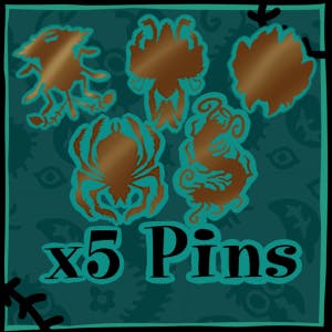 x5 Enamel Pins