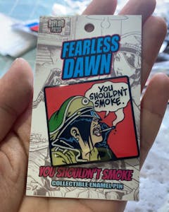 Fearless Dawn HELGA SMOKE Enamel pin