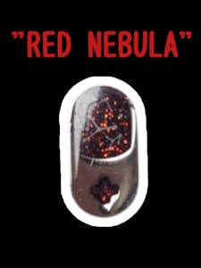 Red Nebula Pill Pin