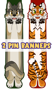 2 Pin Banners