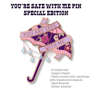 Safe With Me Pin - Special Edition Copper Plated