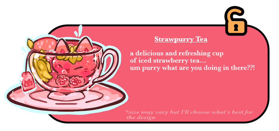 Strawpurry tea
