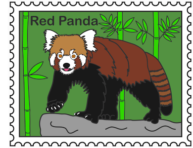 Red Panda sticker