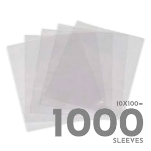 Square Sleeve (10 Packs) - 1000 Sleeves