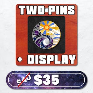 Two (2) Pins + Display