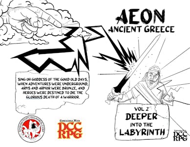  AEON: Ancient Greece Volume 2 - "Deeper into the Labyrinth"  - PRINT & PDF