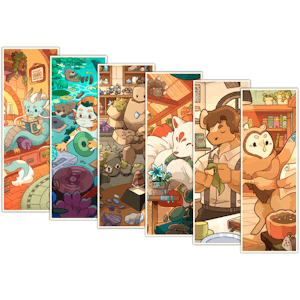 6 Bookmarks Pack 1