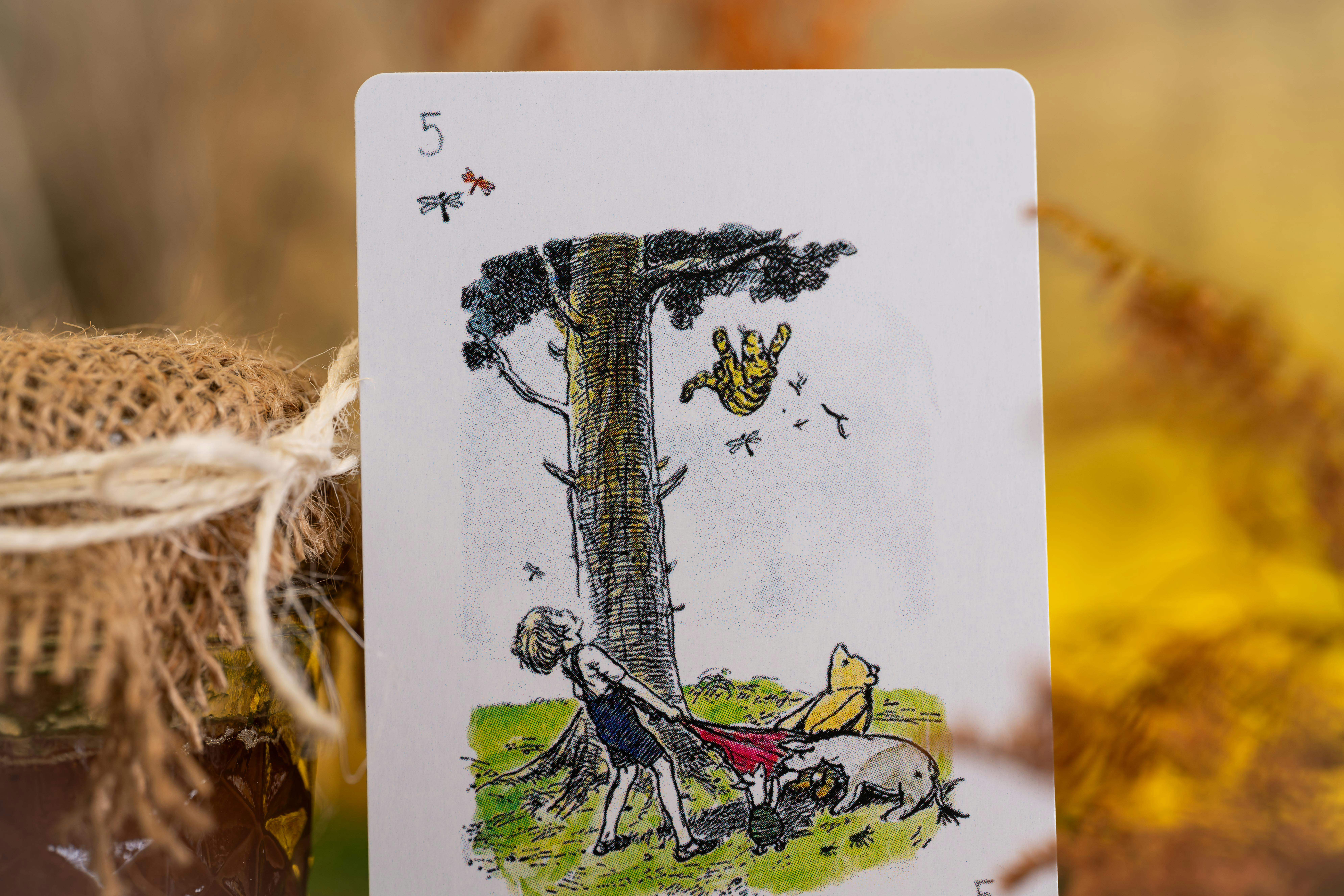 Winnie the Pooh's Classic Playing Cards and Plushies