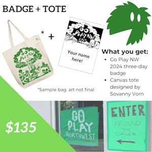 Tote and Badge