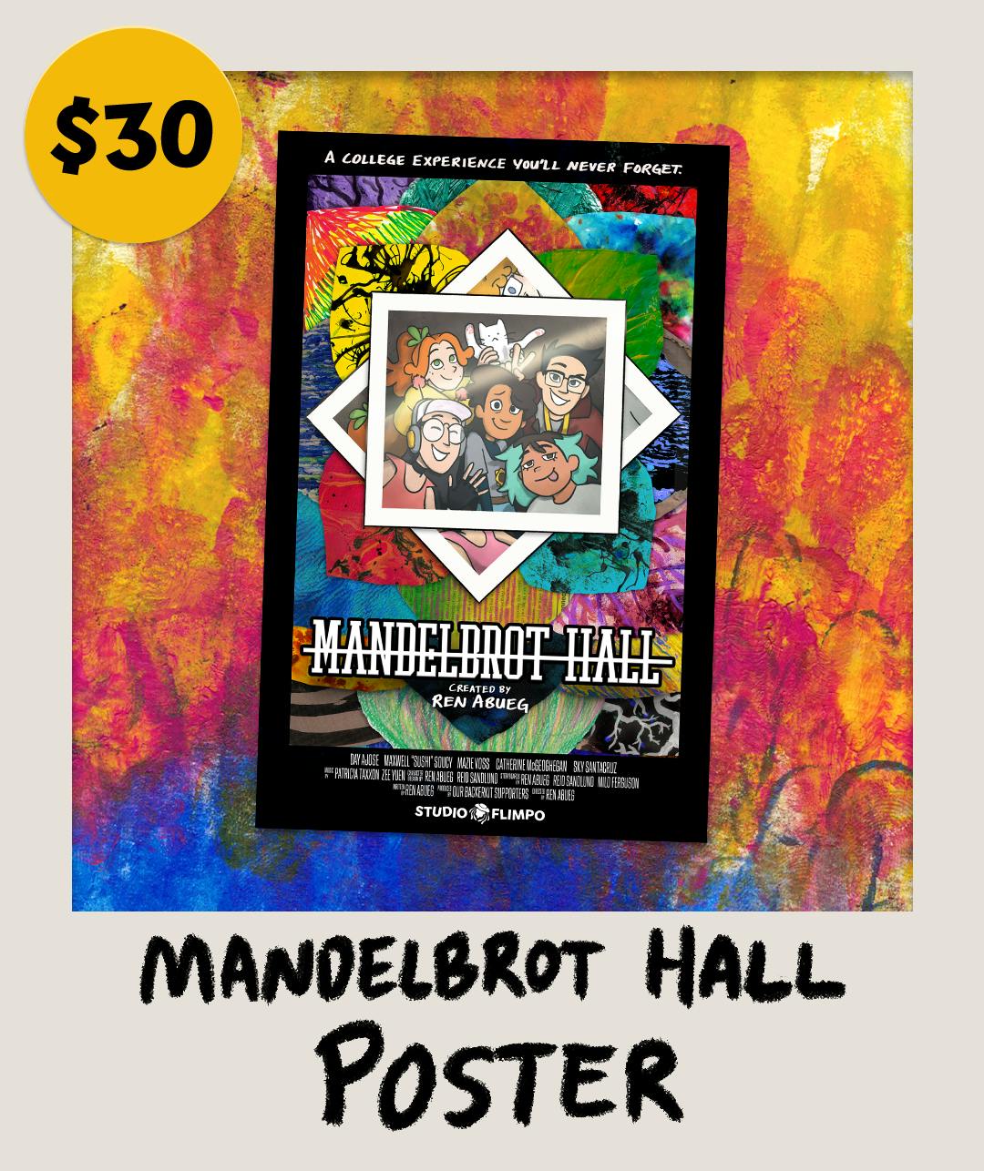 Mandelbrot Hall Poster