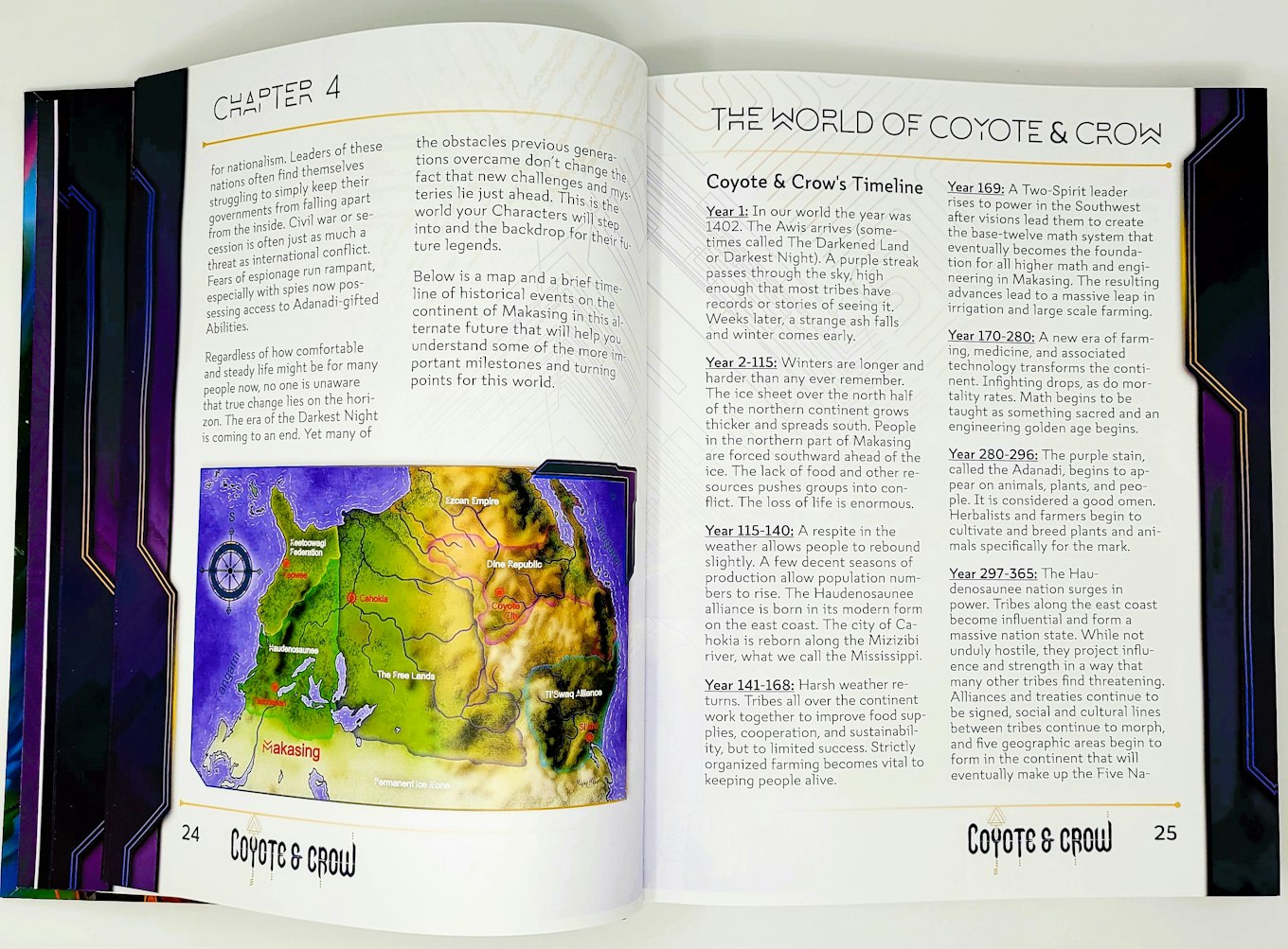 Sample interior of the core rulebook