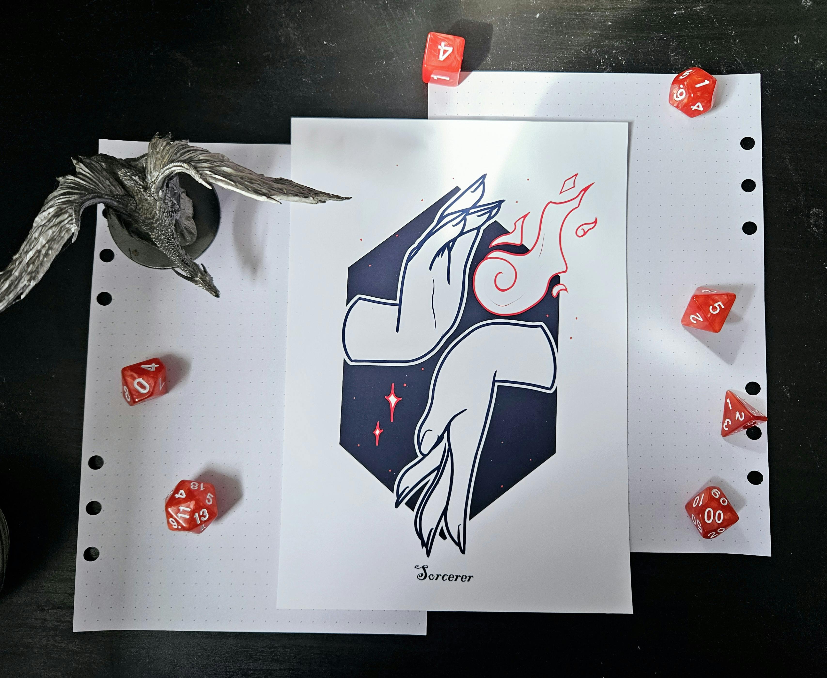 D&D Class Print (A5)