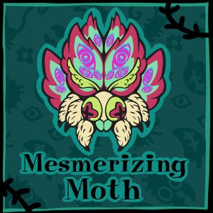 Mesmerizing Moth Enamel Pin