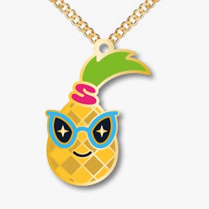 Pineapple Chic Charm Necklace