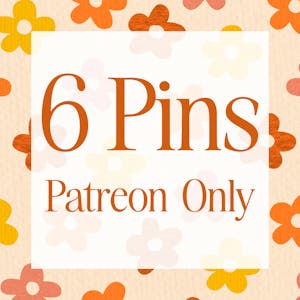 Patreon Only Pledge Level - 6 Pins