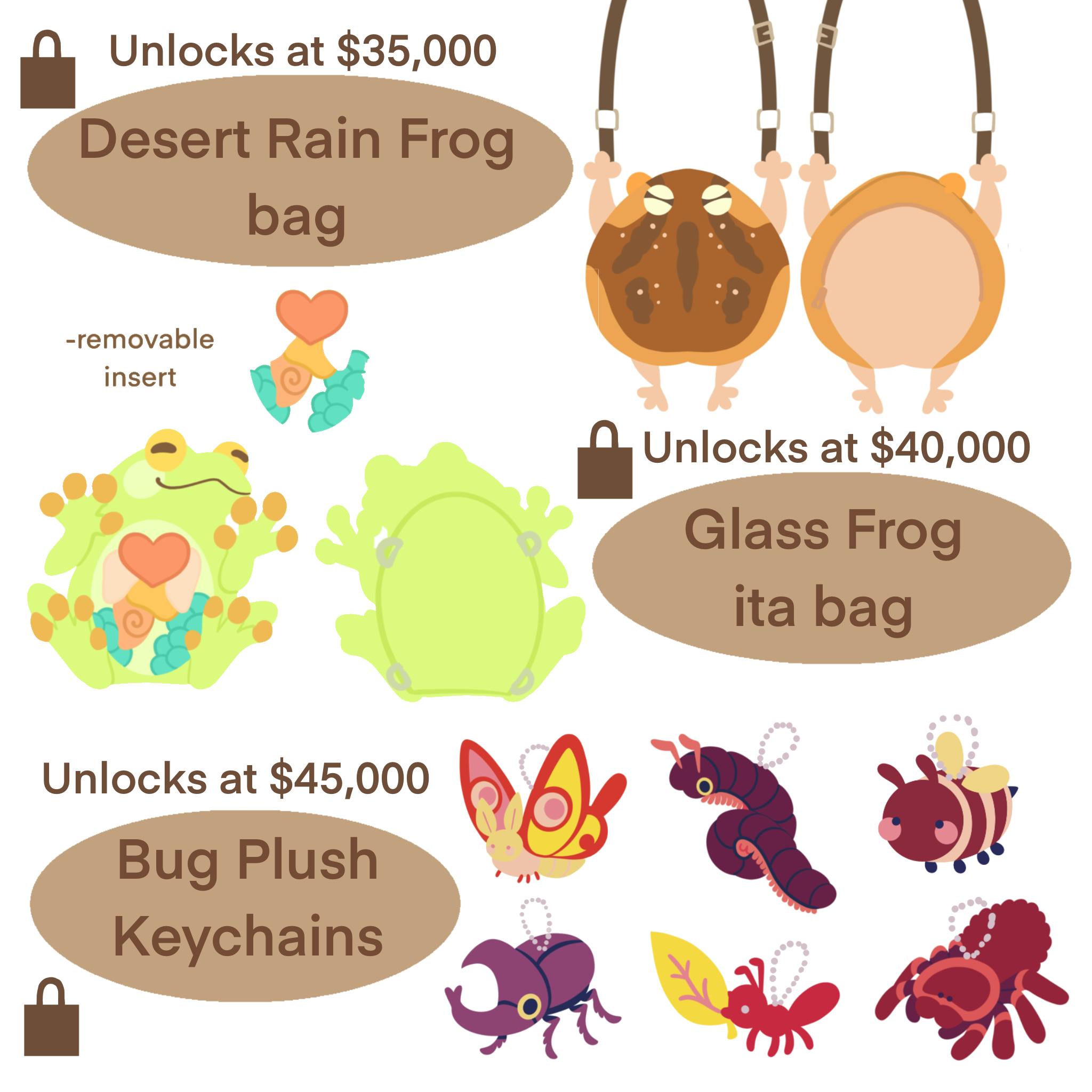 Frog Bag collection + bug stickers - BackerKit