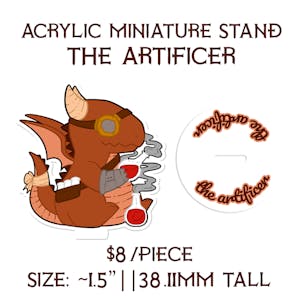 Acrylic Miniature Stand || The Artificer
