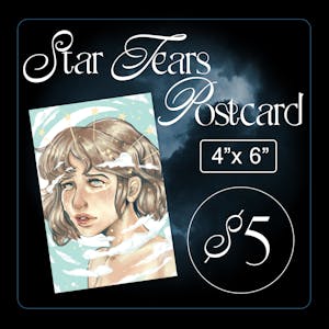 Star Tears Postcard Print