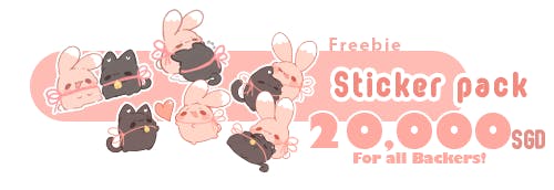 Freebie sticker pack for all backers!