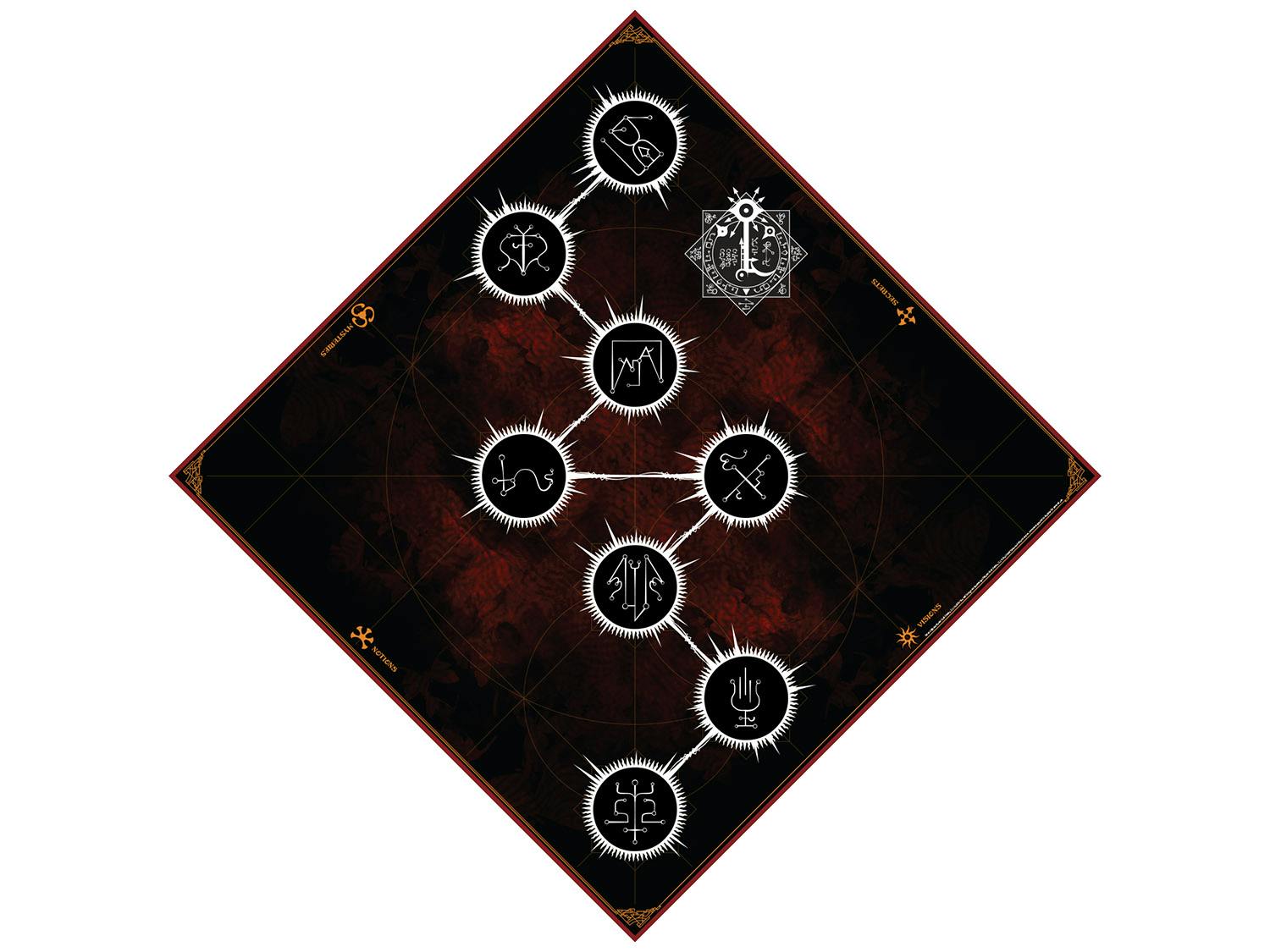 The Path of Suns game board.