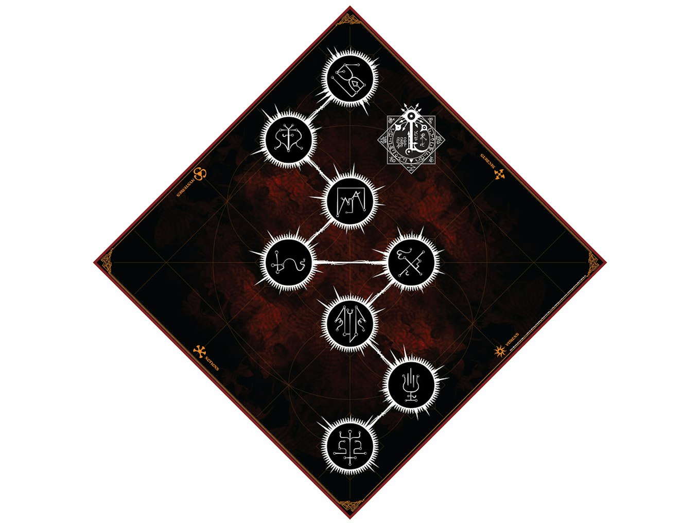 The Path of Suns game board.