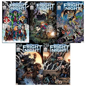 FRIGHT NIGHT "UNDEAD BY DAWN" #1-5 VOKES COVERS SET