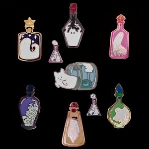 Bottled Ghosts Pin