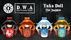 DWA DEPARTMENT YUKA SEASONAL DOLL METAL PIN BADGES