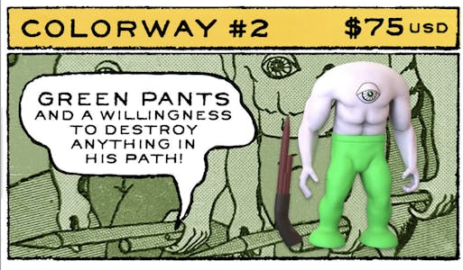 Colorway #2 - HEADLESS ONE (Green Pants)