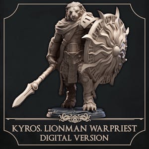 Kyros, The Lionman Warpriest - Digital